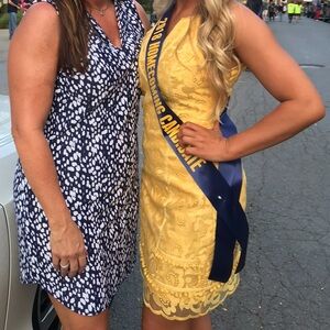 Laundry By Shelli Segal Yellow Floral Dress